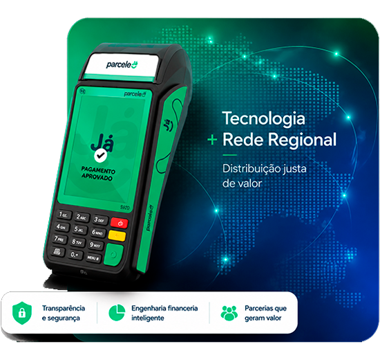 Tecnologia e Rede Regional Parcele Já — distribuição justa de valor